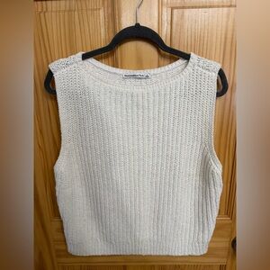 Abercrombie & Fitch Off-White Knit Sweater